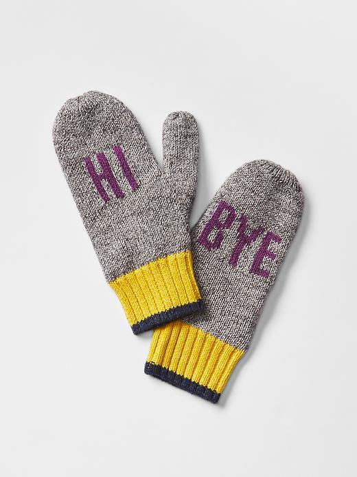 Gap Friendship Icon Mittens - Yellow Jacket
