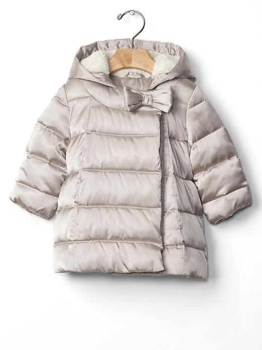 Gap Warmest Bow Coat - Champagne