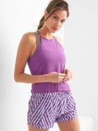 Gap Women Breathe High Neck Cami - Fuchsia Shock