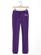 Gap Shimmer Waist Logo Sweats - Stadium Purple