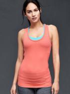 Gap Pure Body Modal Ribbed Tank - Coral Reef