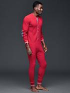 Gap Waffle One Piece Union Suit - Lasalle Red