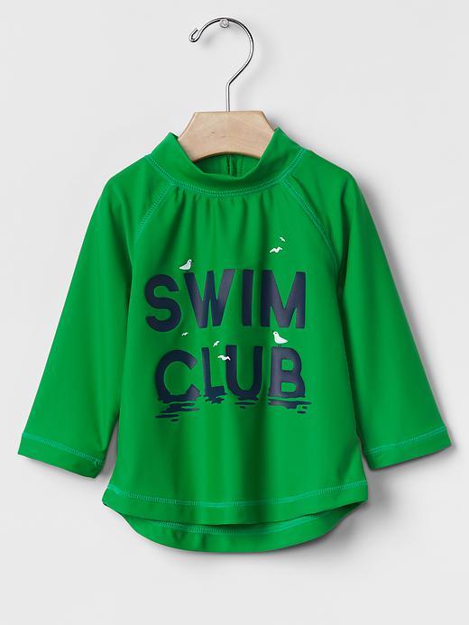 Gap Swim Club Rashguard - Lush Green