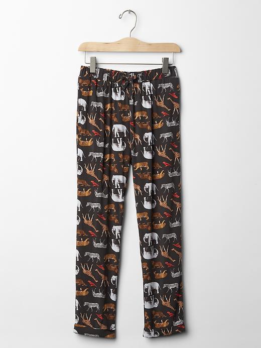 Gap Print Soft Pants - Animal Print