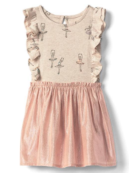 Gap Ballet Flutter Dress - Ballet Slipper Pink
