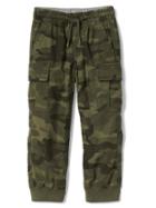 Gap Jersey Lined Cargo Joggers - Camouflage