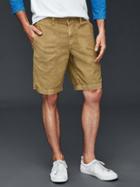 Gap Men Linen Cotton Everyday Shorts 10 - Acorn