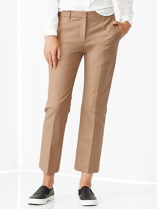 Gap Tailored Crop Pants - Camel Hair