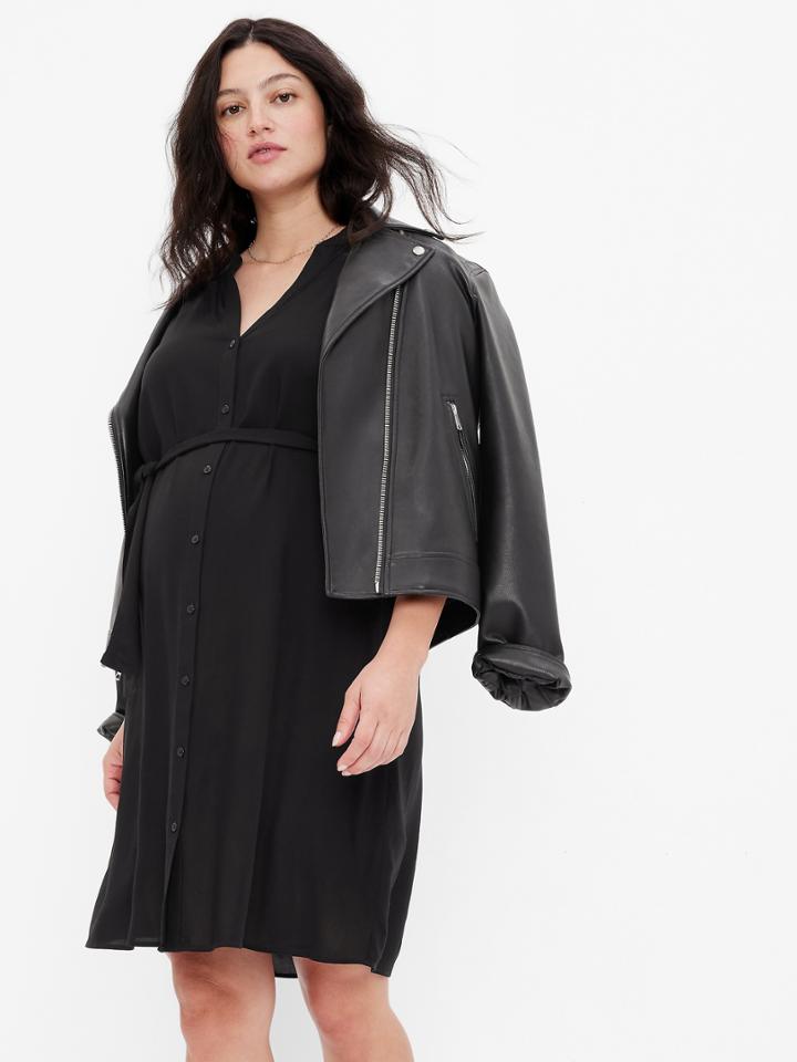 Maternity Tie-waist Dress