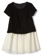 Gap Velvet Layer Tutu Dress - True Black