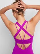 Gap Medium Impact Strappy Shelf Tank - Fuchsia Shock