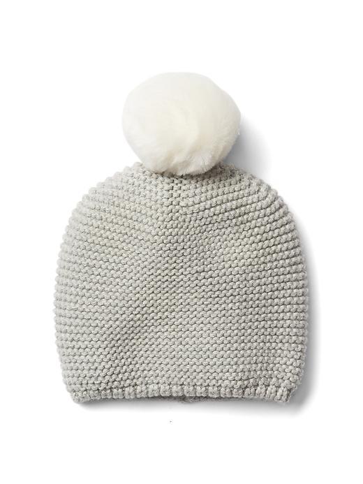 Gap Pom Pom Beanie - Gray