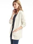 Gap Women Soft Open Front Cardigan - White