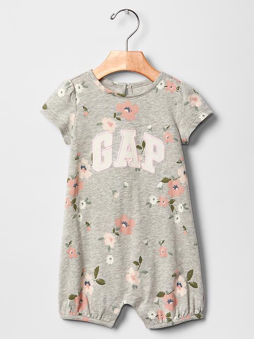 Gap Floral Logo One Piece - Gray
