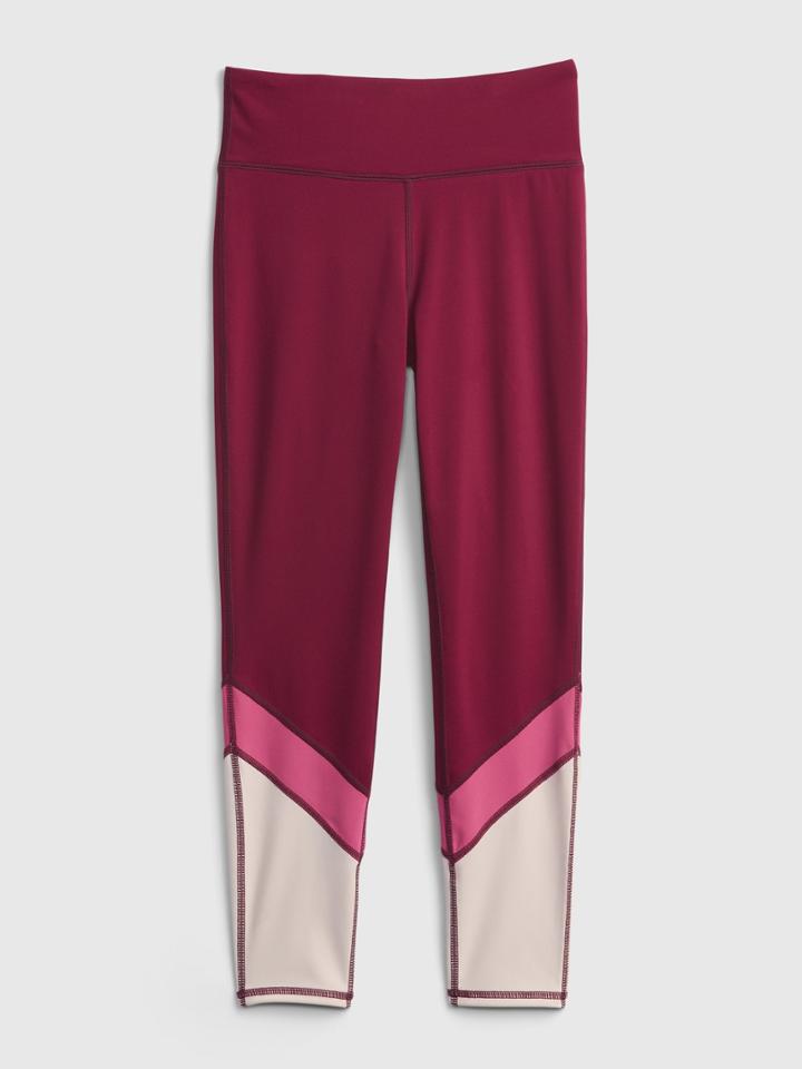 Kids Gapfit Recycled Colorblock Leggings
