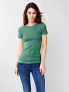 Gap Women New Modern Crew Tee - New Algae