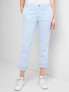 Gap Women Girlfriend Twill Stripe Chinos - Bicoastal Blue