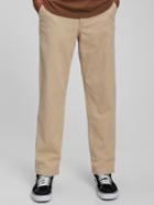 Teen Loose Fit Khakis With Washwell