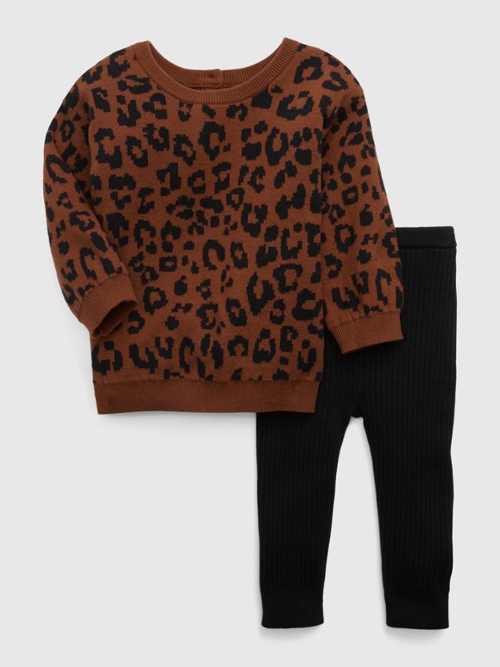 Baby Two-piece Sweater Outfit Set