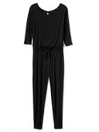 Gap Women Soft Half Sleeve Jumpsuit - True Black