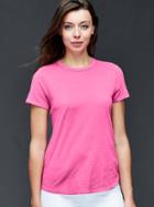 Gap Vintage Wash Crewneck Tee - Palm Springs Pink