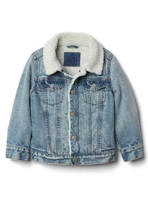 Gap Cozy Denim Jacket - Light Wash