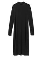 Gap Women Cozy Modal Long Sleeve Dress - True Black