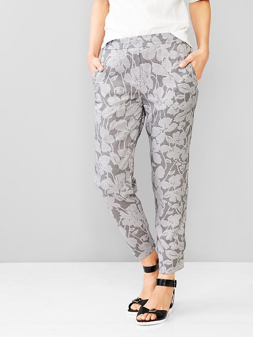 Gap Women Printed Tencel Jogger Pants - Floral Print
