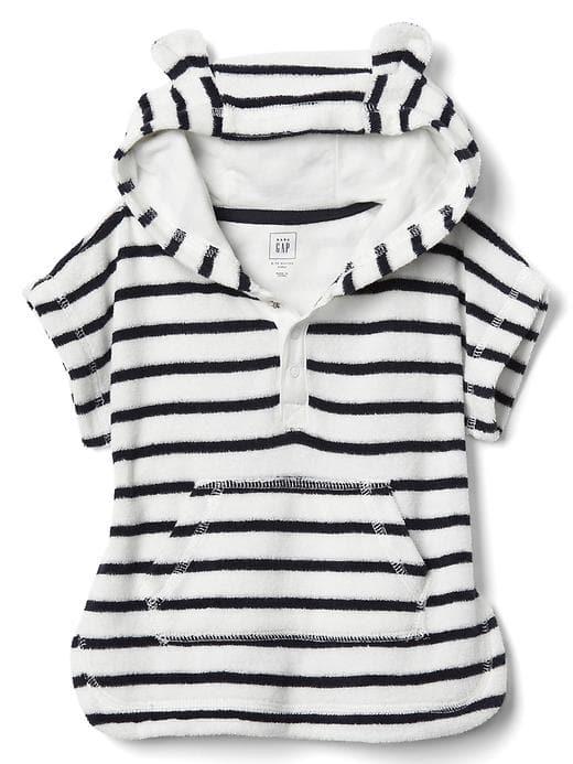 Gap Bear Hoodie Cover Up - Blue Stripe