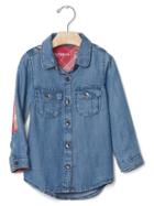Gap Babygap + Pendleton Chambray Patch Tunic - Denim