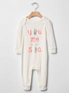 Gap Embellished Seashell One Piece - White
