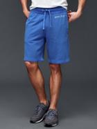 Gap Men Military Logo Bermuda Sweat Shorts - Soccer Blue
