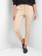 Gap Women High Rise Skinny Ankle Utility Chinos - Dull Rose