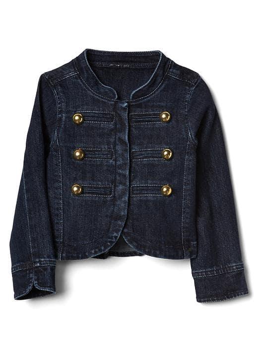 Gap Denim Band Jacket - Indigo