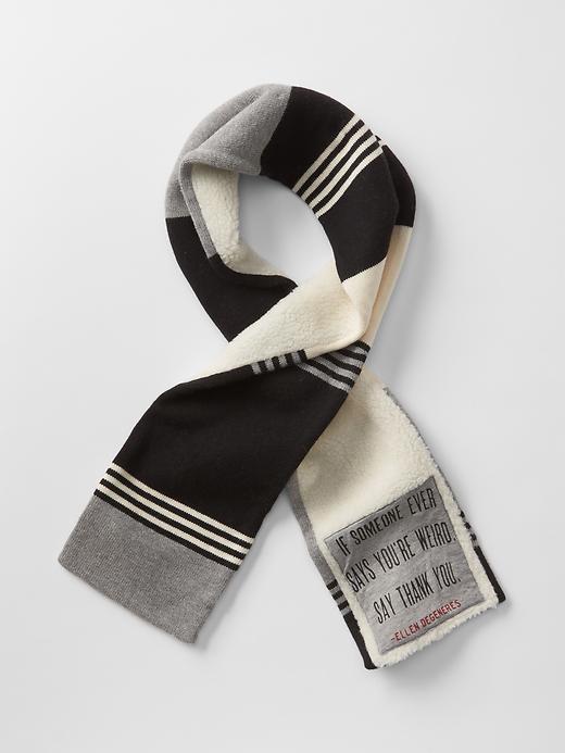 Gap Gapkids X Ed Stripe Scarf - French Vanilla