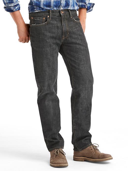 Gap Men Original 1969 Straight Fit Jeans - Washed Grey