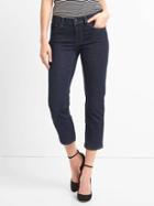 Gap Mid Rise Slim Crop Jeans - Rinsed Denim