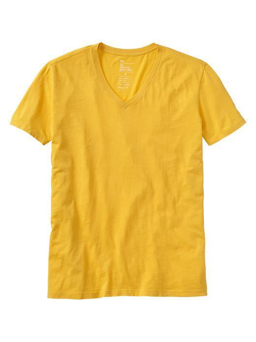 Gap Deep V Neck T - Mardi Gras Gold