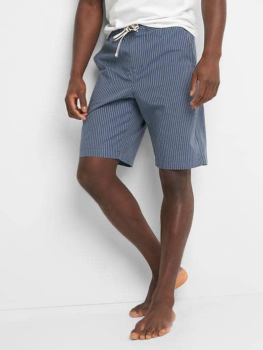 Gap Men Stripe Sleep Shorts 10 - Night