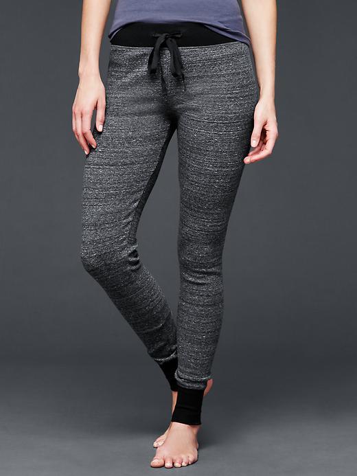 Gap Women Printed Cotton Leggings - Fall Haze Space Dye