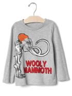 Gap Extinct Glow In The Dark Tee - Light Heather Grey