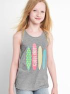 Gap Graphic Tank - Light Heather Grey