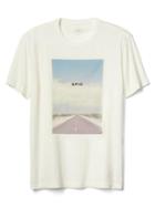 Gap Men Epic Open Road Graphic Tee - New Off White