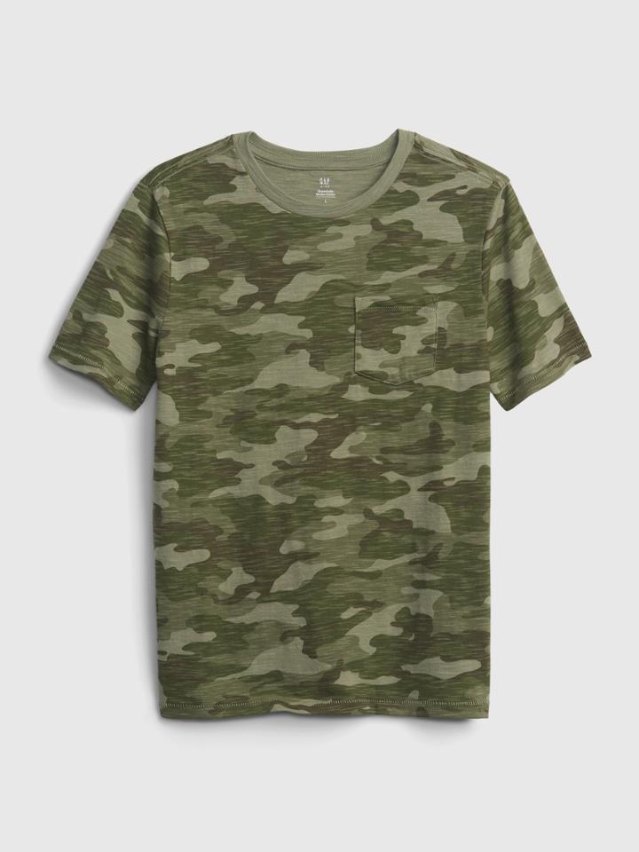 Kids 100% Organic Cotton Pocket T-shirt