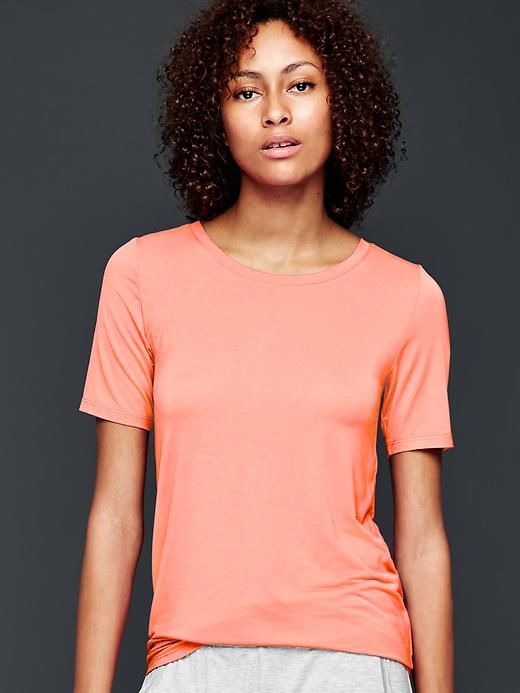 Gap Pure Body Modal Short Sleeve Tee - Sunset Glow