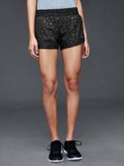 Gap Women Gsprint Shorts - Black Shine