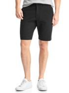 Gap Performance Stretch Khaki Shorts 10 - True Black