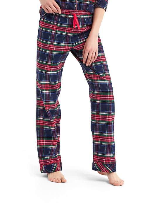 Gap Women + Pendleton Flannel Sleep Pants - Navy Plaid