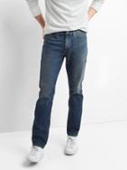 Gap Men Slim Fit Jeans Bi Stretch - Worn Medium Tint