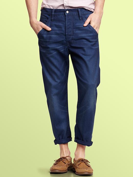 Gap 1969 Cropped Jeans Blue Wash